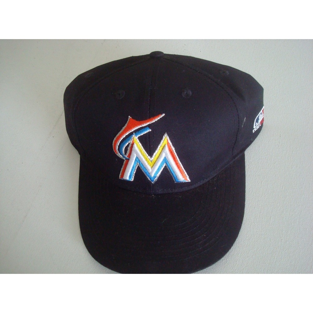 MIAMI MARLINS OC    STRAPBACK ‎ DEADSTOCK HAT CAP VINTAGE BX1 BEACH